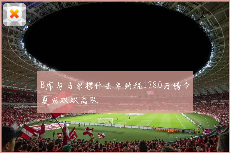 B席与马尔穆什去年纳税1780万镑今夏或双双离队